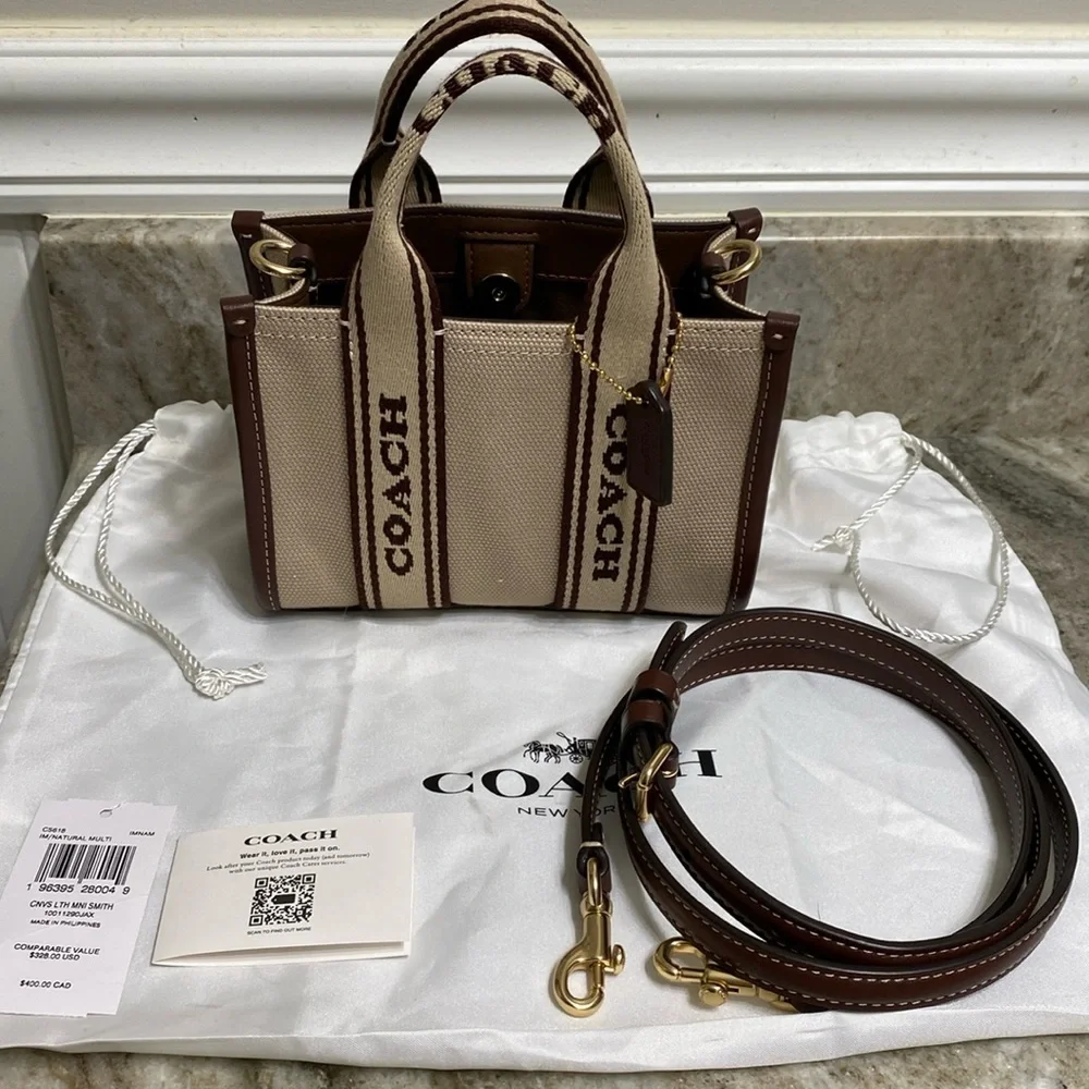 NWT Coach Mini Smith Tote - Picture 1 of 8